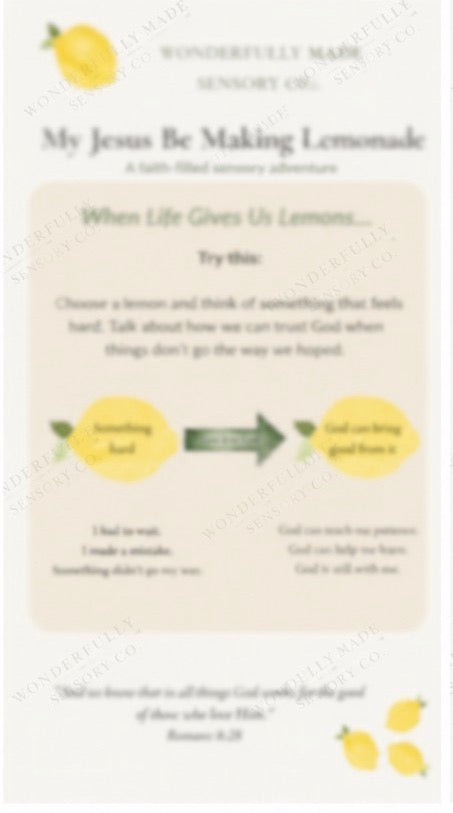 π My Jesus Be Making Lemonade β Digital Devotional