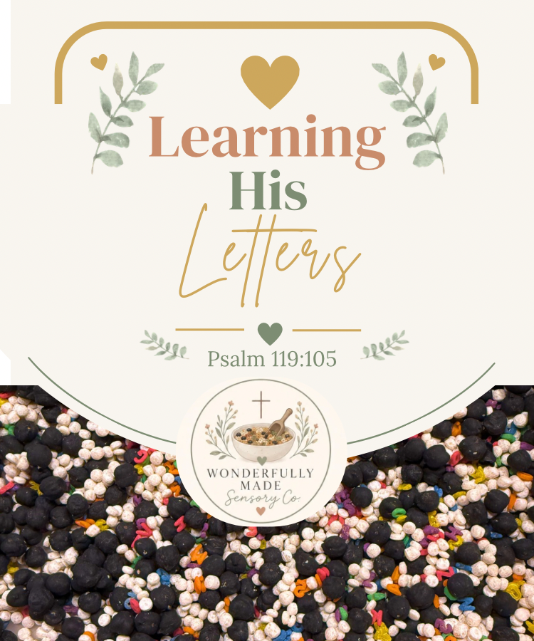 Learning His Letters: Alphabet Sensory Kit