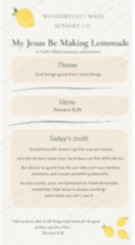 🍋 My Jesus Be Making Lemonade — Digital Devotional