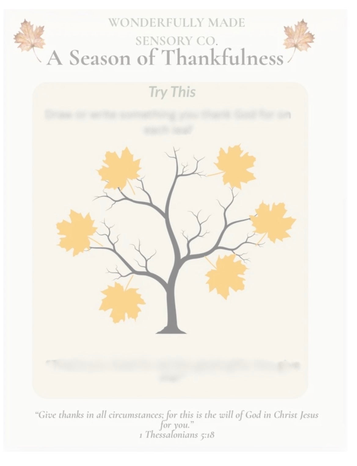 A Season of Thankfulness- Digital Devotional